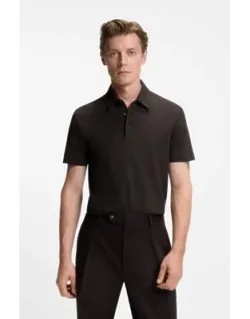 Polo Shirt In Cotton And Silk
