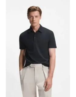 Polo Shirt In Cotton And Silk