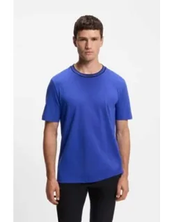 Logo-collar T-shirt In Cotton Jersey