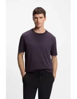 Logo-collar T-shirt In Cotton Jersey