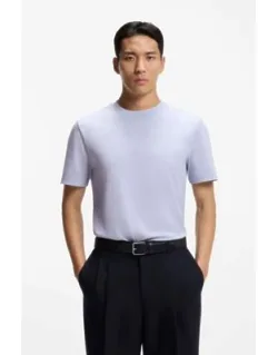 Bubble-structure T-shirt In Cotton