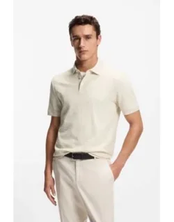 Monogram-jacquard Polo Shirt In Cotton