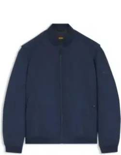 Water-repellent Bomber Jacket In Cotton-touch Fabric
