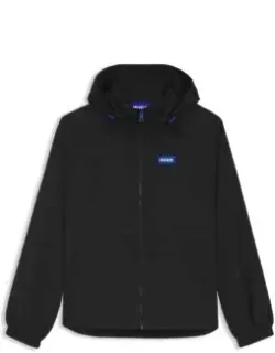 Logo-patch Windbreaker With Water-repellent Finish