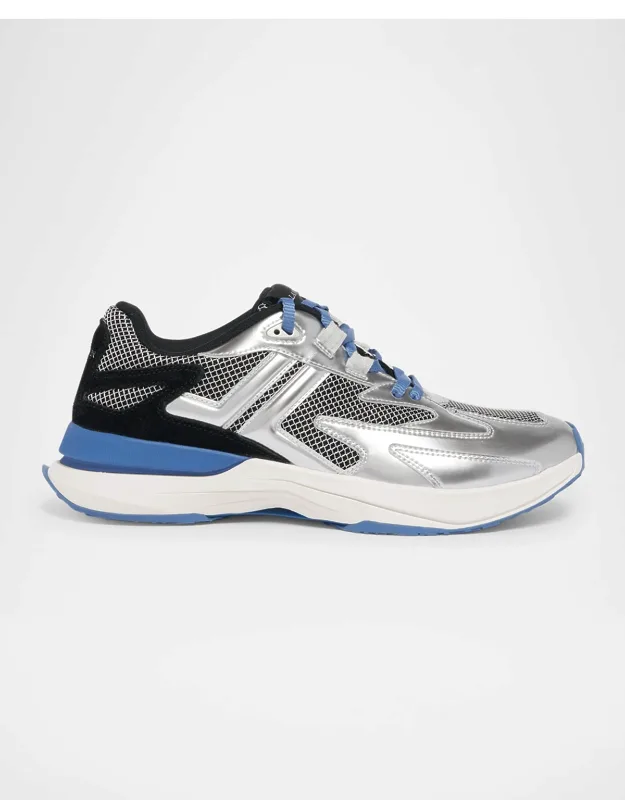 Jla Mesh & Leather Low-top Runner Sneakers