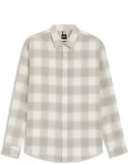 Checked Relaxed-fit Shirt In Cotton Flannel