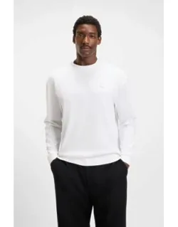 Mercerised-cotton T-shirt With Double B Monogram