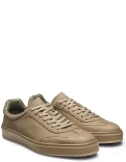 Rubber-sole Trainers In Leather