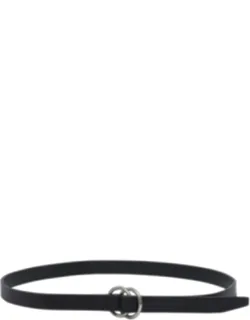Leather Belt With Double Ring