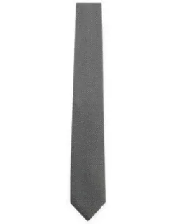 Micro-pattern Tie In Silk