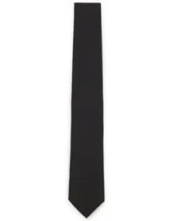 Structured Tie In Cotton And Silk