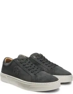 Trainers In Velour-effect Suede