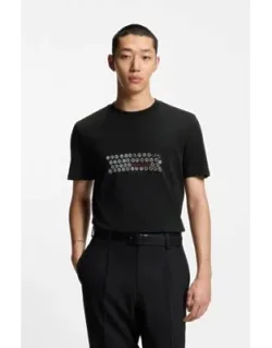 Printed Artwork T-shirt In Cotton Jersey