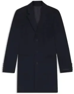 Formal Coat In Virgin Wool And Cashmere