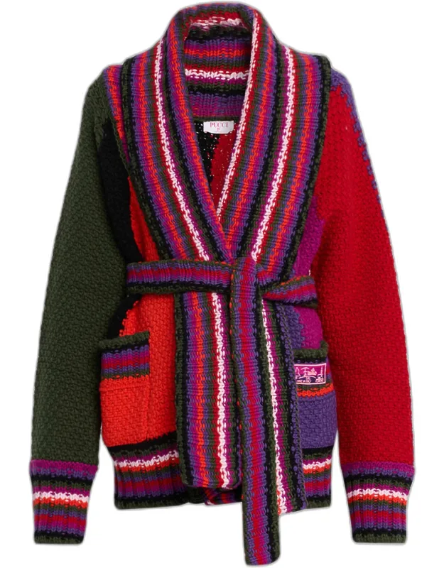 Belted Wrap Cardigan