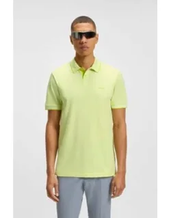 Stretch-cotton Slim-fit Polo Shirt With Branding And Stripes