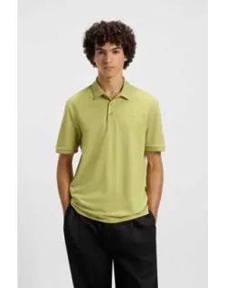 Cotton-piqué Polo Shirt With Logo Print
