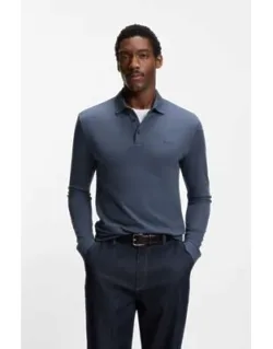 Interlock Cotton Polo Shirt In Regular Fit