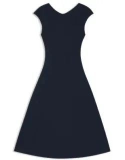 Seam-detail Dress In Matte Jersey