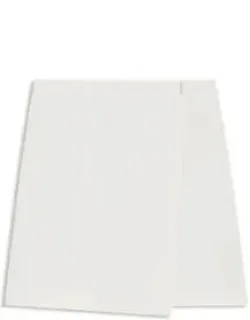 Wrap-front Mini Skirt In Crepe