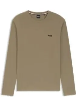 Embroidered-logo Pyjama T-shirt In A Cotton Blend