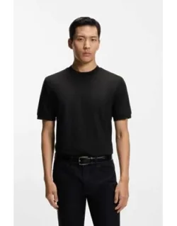 Regular-fit T-shirt In A Mercerised Cotton Blend
