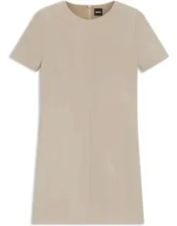 Shift Dress In Soft Crepe