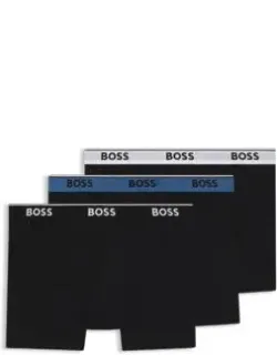 Three-pack Of Boxer Briefs In Stretch Cotton