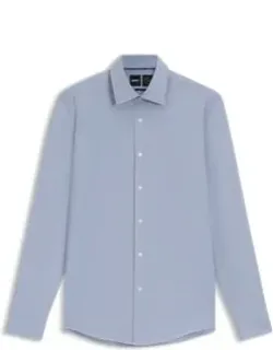 Slim-fit Shirt In Italian Performance-stretch Fabric