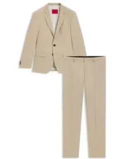 Performance-stretch Slim-fit Suit In A Wool Blend