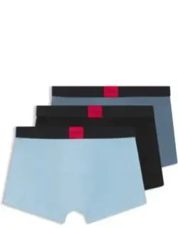 Three-pack Of Stretch-cotton Trunks - Patterned Underwear