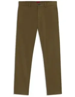 Slim-fit Trousers In Stretch-cotton Gabardine
