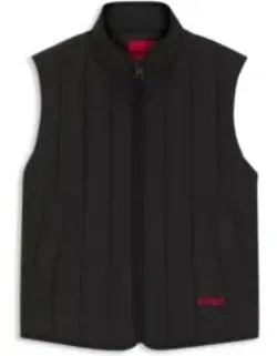 Lightweight Gilet With Vertical Quilting