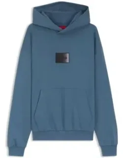 Gradient-logo Hoodie In Cotton Terry