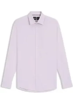 Slim-fit Shirt In Italian-made Performance-stretch Jersey