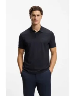 Printed Polo Shirt In Cotton Piqué