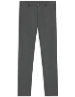 Slim-fit Trousers In Micro-patterned Stretch Fabric
