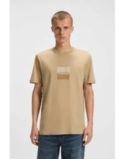 Split-logo T-shirt In Cotton Jersey