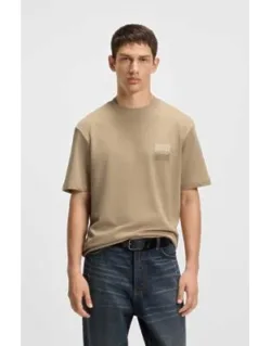 Split-logo T-shirt In Cotton Jersey