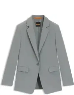 Fitted Blazer In Stretch Fabric