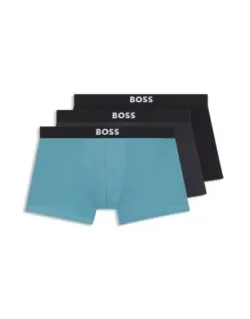 Three-pack Of Stretch-cotton Trunks - Patterned Underwear