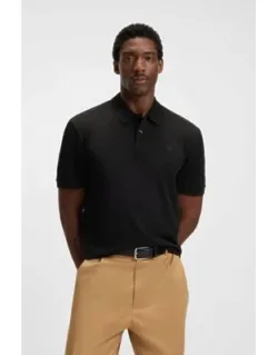 Mercerised-cotton Polo Shirt With Double B Monogram
