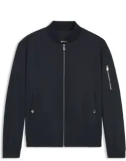 Stretch-twill Jacket With Water-repellent Finish