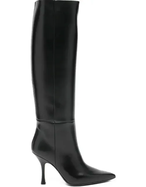 Anna F. Pointed-toe Boot With 10-centimeter Stiletto Heel