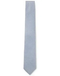 Micro-pattern Tie In A Silk Blend