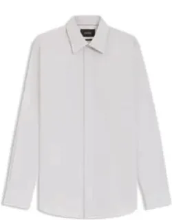 Checked Regular-fit Shirt In Italian-made Cotton