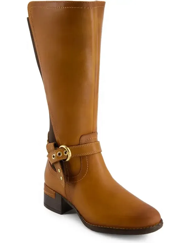 Real Leather Tall Riding Boots