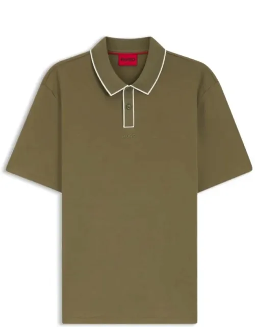 Contrast-trim Polo Shirt