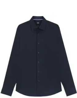 Easy-iron Regular-fit Shirt In Cotton Poplin