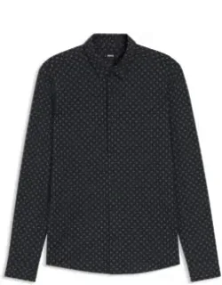 Performance-stretch Slim-fit Shirt In Italian Fabric